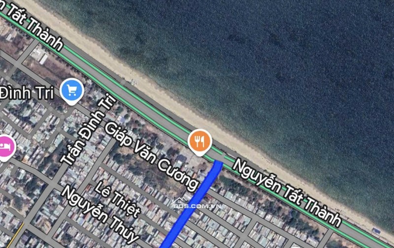 Đất MT Đặng Huy Trứ,  Đường 7m5 lề 4m. Sát biển Nguyễn Tất Thành